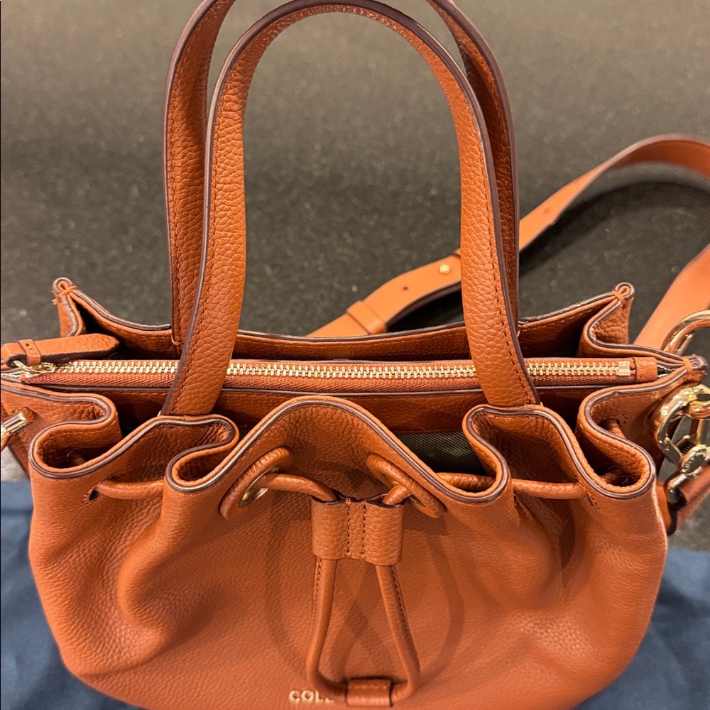 Cole Haan Tan Leather Mini Bag - Picture 3 of 3